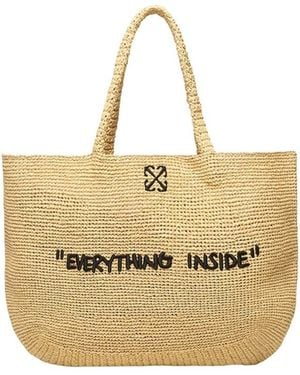 Off-White c/o Virgil Abloh Shopping Bags - Metallic