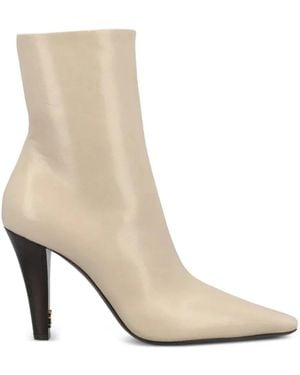 Saint Laurent Heeled Boots - Brown