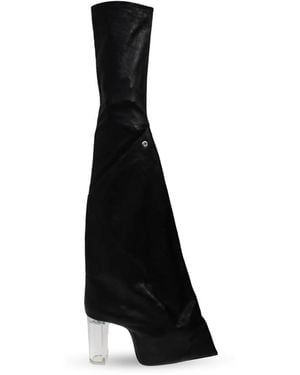 Rick Owens Over-Knee Boots - Zwart