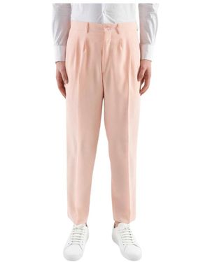 Cor Sine Labe Doli Straight Trousers - Rosa