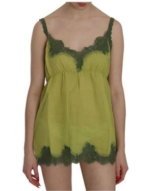 Pink Memories Short Dresses - Green