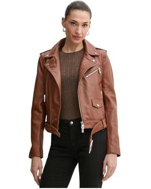 Pinko Costa Rica Biker Jacket - Bruin