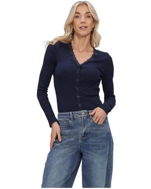 Envii Tops ,Blauw ,Katoen Enpetit Ls Cardigan 7360