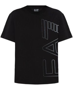 EA7 T-shirt mit druck - Schwarz