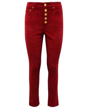 Michael Kors Velvet Broeken - Rood