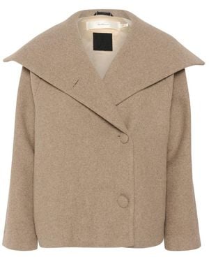 Inwear Korte Jas Van Wolmix - Naturel