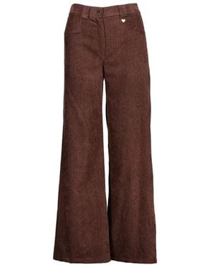 Amélie & Amélie Wide Trousers - Brown