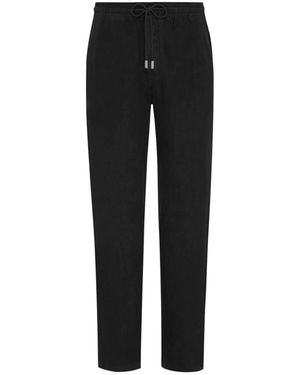 Vilebrequin Pacha Linnen Broek - Zwart