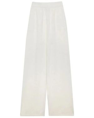 MSGM Wide Trousers - White