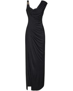 Versace Medusa '95 Draped Gown - Zwart