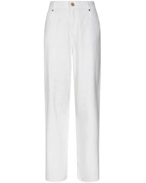 Gaelle Paris Straight Fit Jeans - White