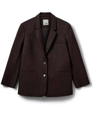 Sofie Schnoor Jassen ,Bruin ,Leer Blazers - Zwart