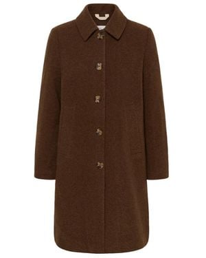 Part Two Single-Breasted Coats - Marron