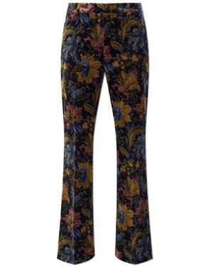 Etro Wide Trousers - Negro