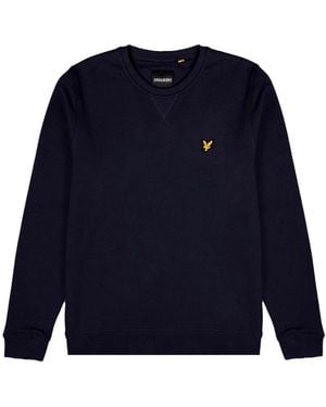 Lyle & Scott Cotton Crew Neck Sweatshirt - Blau