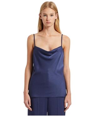 Marella Satijnen Lingerie-Top - Blauw