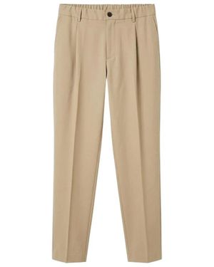 BE ABLE Straight Trousers - Natural