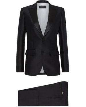 DSquared² Single Breasted Suits - Black