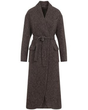 Brunello Cucinelli Belted Coats - Marrón