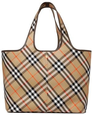 Burberry Tote Bags - Metallic