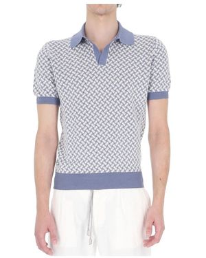 Drumohr Polo Shirts - Blue