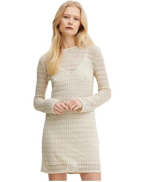 Missoni Open-Knit Mini Jurk - Naturel