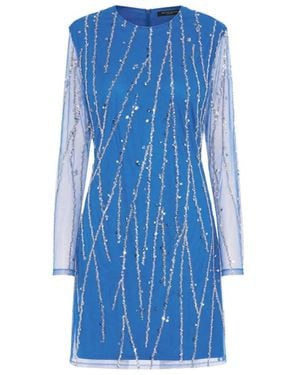 Bruuns Bazaar Kleedjes ,Blauw ,Pailletten Brahea Bbeas Jurk