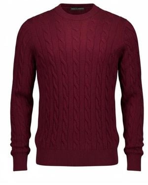 FILIPPO DE LAURENTIIS Round-Neck Knitwear - Rojo