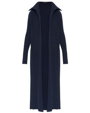 Balenciaga Truien & Vesten ,Blauw ,Katoen Lange Cardigan Met Zakken