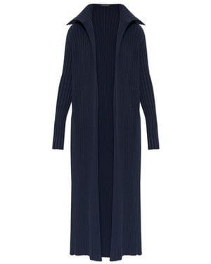 Balenciaga Truien & Vesten ,Blauw ,Katoen Lange Cardigan Met Zakken