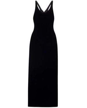 Saint Laurent Maxi Dresses - Negro