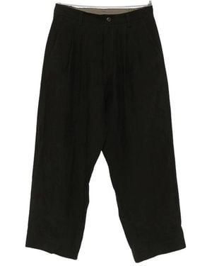 Ziggy Chen Wide Trousers - Black