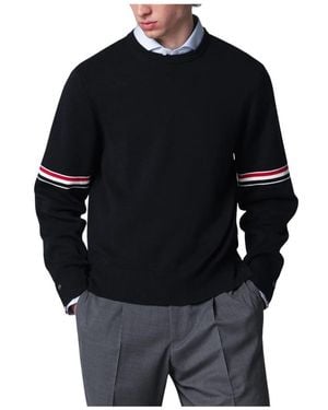 Thom Browne Round-Neck Knitwear - Negro