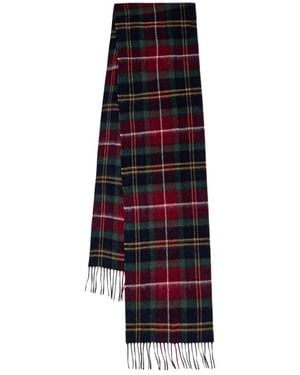 Barbour Accessoires ,Veelkleurig ,Wol Wool Cashmere Tartan Scarf - Rood