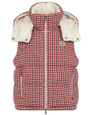 Moncler Waistcoats - Red
