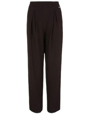 ARMANI EXCHANGE Straight Trousers - Black