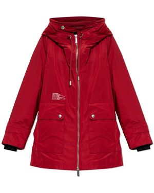 DSquared² Jassen ,Rood ,Parka Met Capuchon