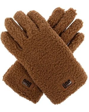 UGG Nepbont Handschoenen - Bruin