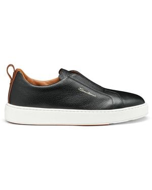 Santoni Trainers - Black