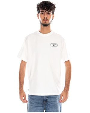 Lacoste Tops ,Wit ,Katoen Katoenen T-Shirt