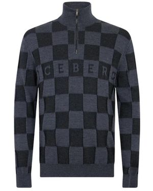 Iceberg Rollkragenpullover - Blau