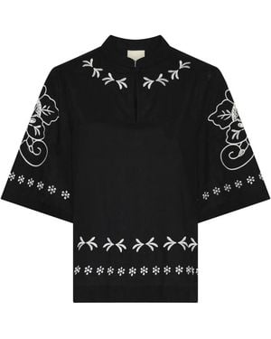 Heartmade Overhemden ,Zwart ,Tuniek