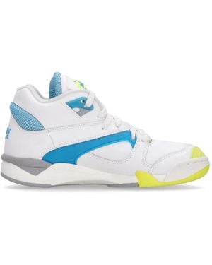Reebok Herren Basketballschuh Court Victory Pump Kreide/Maler Blau/Reines Grau 3