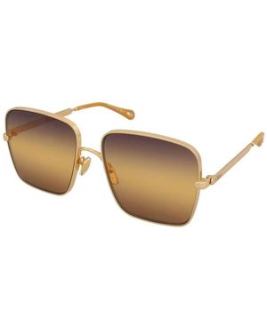 Chloé Oversized Zonnebril - Geel
