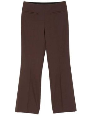 Semicouture Wide Trousers - Marron