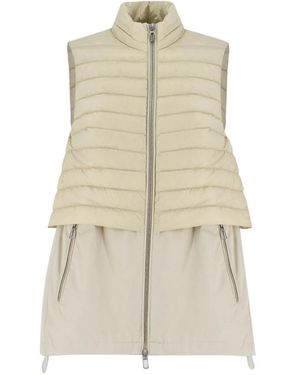 DUNO Chaleco oversize acolchado con cuello ajustable - Neutro