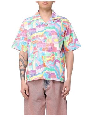 Bonsai Short Sleeve Shirts - Rosso
