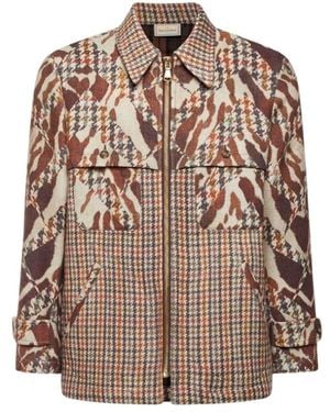 Pierre Louis Mascia Light Jackets - Brown