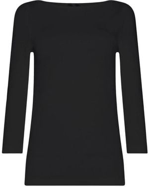 Wolford Long Sleeve T-Shirts - Black