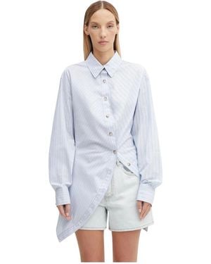 ANDERSSON BELL Twist Stripe Hemden - Blauw